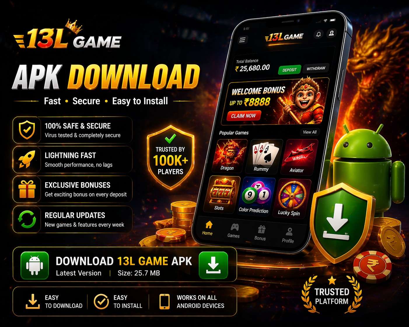 13L APK download mobile app access image